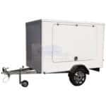 ALFA-B Modulo 22516MPK.130.3 egytengelyes fékezett zárt utánfutó, 2 hátsó ajtóval, 2 oldal ajtóval