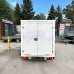 ALFA-T Modulo 42516MPK.200.2 kéttengelyes fékezett zárt utánfutó, 2 hátsó ajtóval, 1 oldal ajtóval, 1 fix oldalfallal