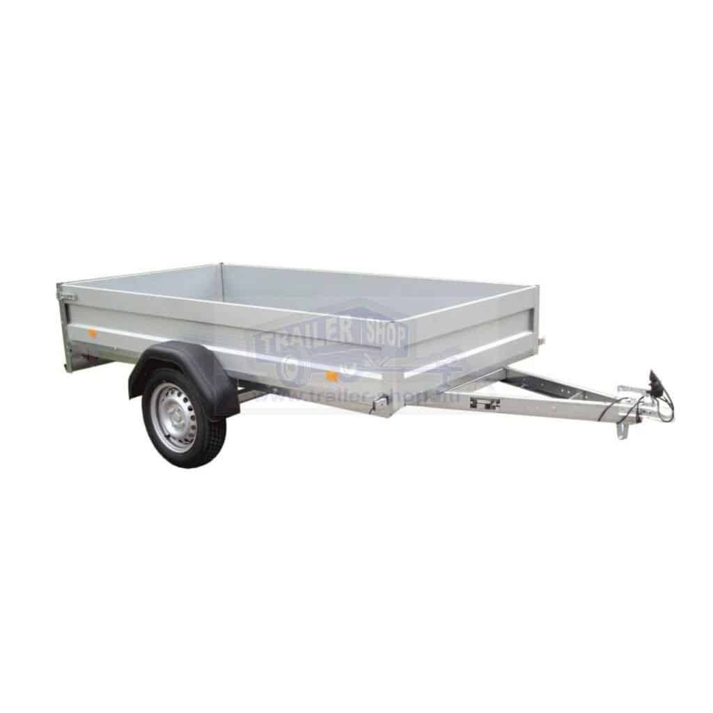 ALFA 12513MN.75 Alumínium egytengelyes fékezetlen utánfutó 245x126cm - 750kg össztömeg