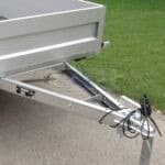 ALFA 12013MN.75L Alu egytengelyes fékezetlen mellsőkerekes fix alu oldalfalas nyitott utánfutó