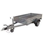 ALFA-B 22011MN.75L egytengelyes fékezett mellsőkerekes fix oldalfalas utánfutó