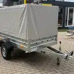 Ponyva 80 cm magas, szürke rögzítőzsinorral ALFA 12015, 22015 utánfutóhoz TP1201580
