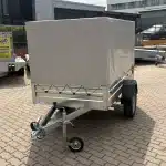Ponyva 80 cm magas, szürke rögzítőzsinorral ALFA 12015, 22015 utánfutóhoz TP1201580