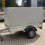 Ponyva 80 cm magas, szürke rögzítőzsinorral ALFA 12015, 22015 utánfutóhoz TP1201580