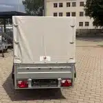 Ponyva 80 cm magas, szürke rögzítőzsinorral ALFA 12015, 22015 utánfutóhoz TP1201580