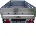 ALFA 12011MN.75 egytengelyes fékezetlen utánfutó 200x108cm - 750kg össztömeg