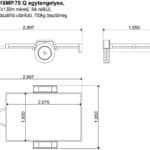 ALFA 12116MP.75 Q egytengelyes fékezetlen quadszállító utánfutó 207x160cm - 750kg össztömeg