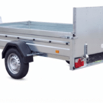 ALFA 12515MN.75 FAB egytengelyes fékezetlen dönthető utánfutó 244x144cm - 750kg össztömeg
