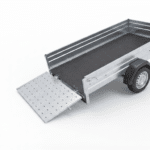ALFA 12515MN.75 FAB egytengelyes fékezetlen dönthető utánfutó 244x144cm - 750kg össztömeg