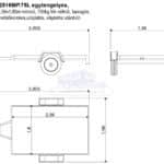 ALFA 12516MP.75L egytengelyes laprugós fékezetlen utánfutó 256x180cm - 750kg össztömeg