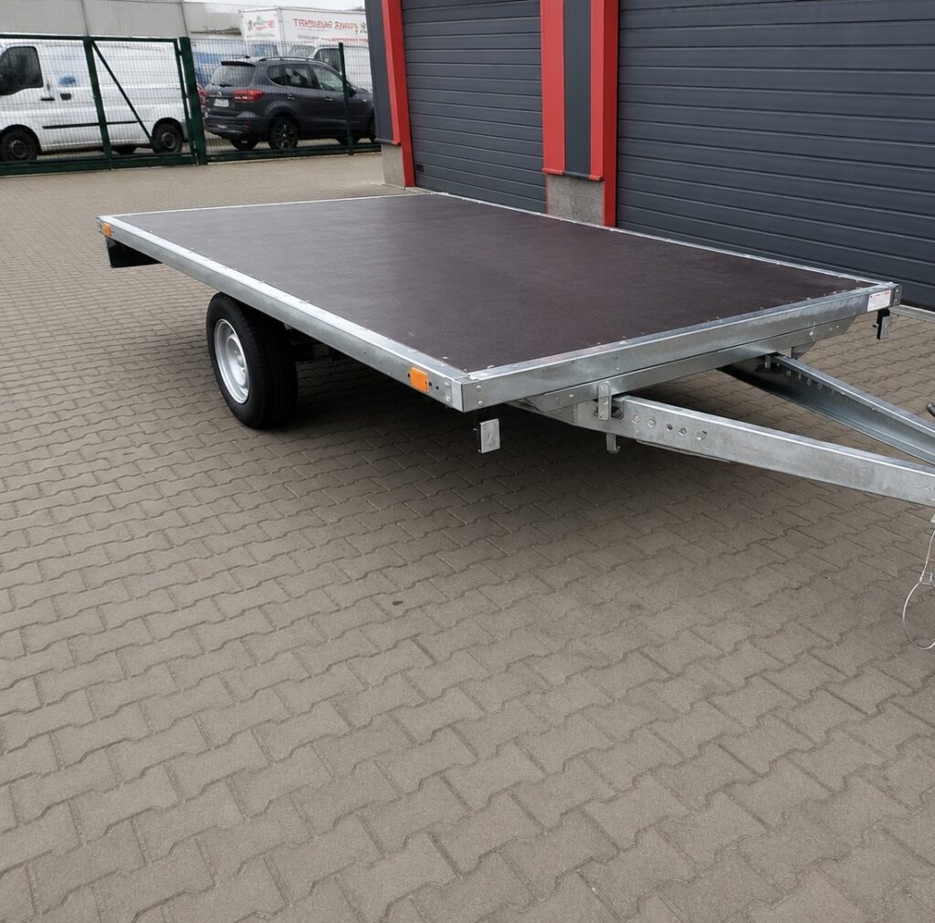ALFA 13616AP.75 egytengelyes fékezetlen utánfutó 366x160cm – 750kg össztömeg