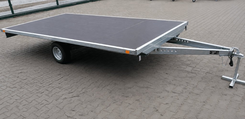 ALFA 14020AP.75 egytengelyes fékezetlen utánfutó 405x200cm – 750kg össztömeg