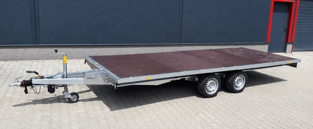 ALFA-T 44020APA.200 kéttengelyes fékezett utánfutó 400x200cm - 2000kg össztömeg