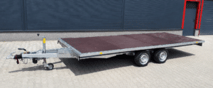 ALFA-T 44020APA.200 kéttengelyes fékezett utánfutó 400x200cm - 2000kg össztömeg