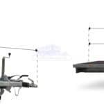ALFA-B 23616AP.130-ig 10" egytengelyes 3,66x1,6m méretű, 1300kg, fékezett alsókerekes uniplatós síkplatós utánfutó