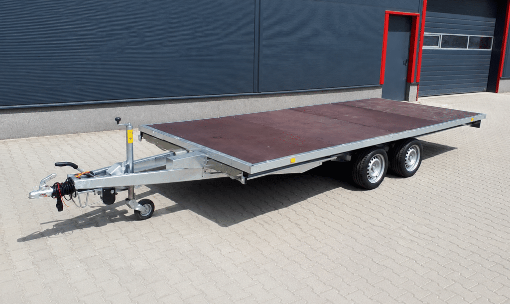 ALFA-T 44020AP.350 13" kéttengelyes fékezett utánfutó 405x200cm - 3500kg össztömeg
