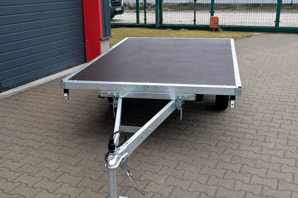 ALFA 12516AP.75 egytengelyes fékezetlen utánfutó 256x160cm - 750kg össztömeg