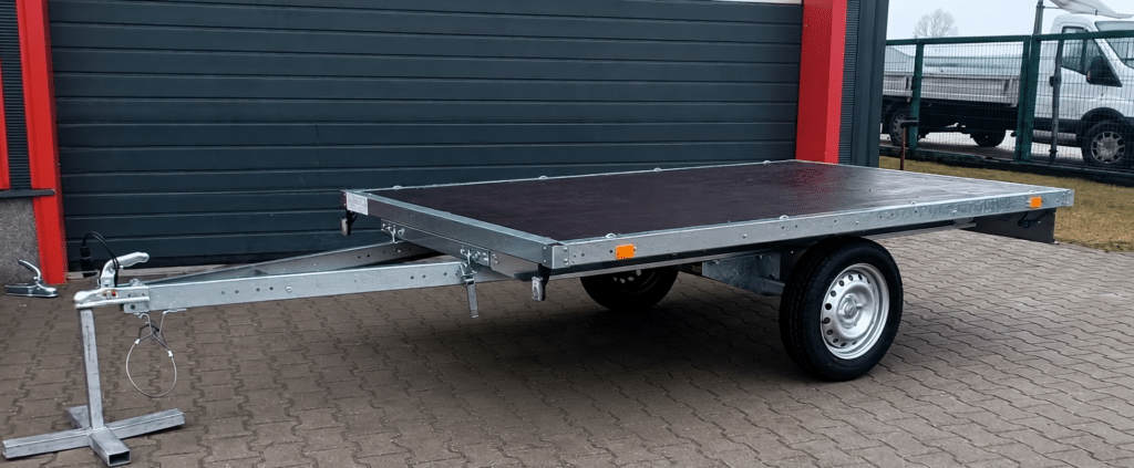 ALFA 12516AP.75 13" egytengelyes fékezetlen utánfutó 256x160cm - 750kg össztömeg