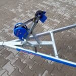Csörlő 1150kg hevederrel, burkolt, kötőelemekkel, a kép illusztráció F0119
