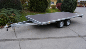 ALFA-T 44020APA.250 kéttengelyes fékezett utánfutó 400x200cm - 2500kg össztömeg