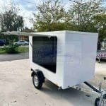 ALFA-B Modulo 22516MPK.130.3 egytengelyes fékezett zárt utánfutó, 2 hátsó ajtóval, 2 oldal ajtóval