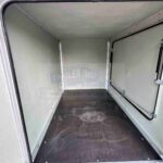 ALFA-B Modulo 22516MPK.75.2 egytengelyes fékezett zárt utánfutó, 2 hátsó ajtóval, 1 oldal ajtóval, 1 fix oldalfallal