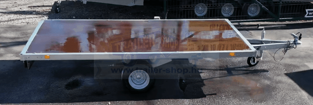 ALFA 13016AP.75 13" egytengelyes fékezetlen utánfutó 304x160cm – 750kg össztömeg