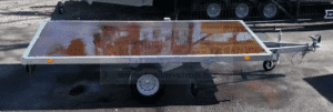 ALFA 13016AP.75 13" egytengelyes fékezetlen utánfutó 304x160cm – 750kg össztömeg