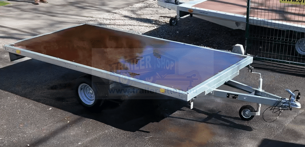ALFA 13020AP.75 egytengelyes fékezetlen utánfutó 304x200cm – 750kg össztömeg