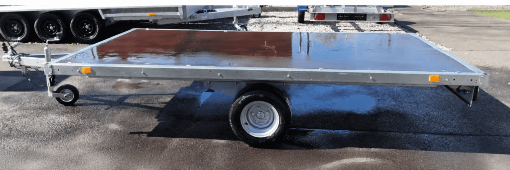 ALFA 13616AP.75 13" egytengelyes fékezetlen utánfutó 366x160cm – 750kg össztömeg
