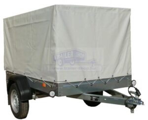 Ponyva 1500mm magas, szürke rögzítőzsinorral