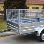 Rácsos Felépítmény 550 mm magas ALFA 13018, 23018, 43018 utánfutóhoz