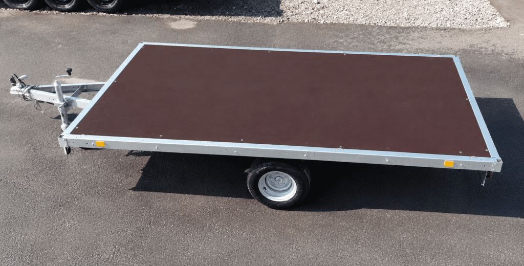 ALFA 13016AP.75 egytengelyes fékezetlen utánfutó 304x160cm – 750kg össztömeg