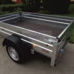 ALFA 12013MN.75L egytengelyes laprugós fékezetlen utánfutó 200x125cm - 750kg össztömeg
