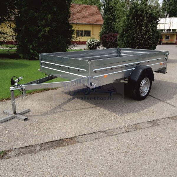 ALFA 12013MN.75 egytengelyes fékeztelen utánfutó 200x125cm - 750kg össztömeg