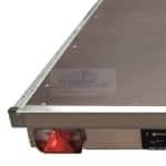 ALFA 13018AP.75 10″ egytengelyes fék nélküli alsókerekes uniplatós síkplatós utánfutó