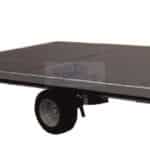 ALFA 13018AP.75 10″ egytengelyes fék nélküli alsókerekes uniplatós síkplatós utánfutó