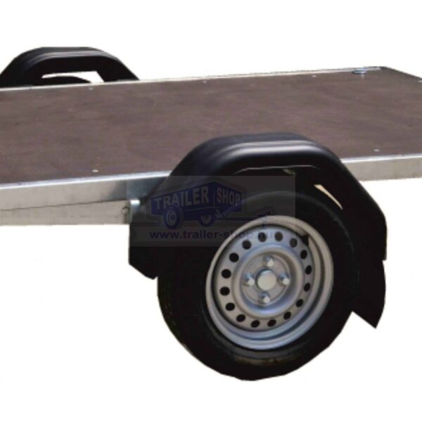 ALFA 12116MP.75 egytengelyes fékezetlen utánfutó 210x160cm - 750kg össztömeg
