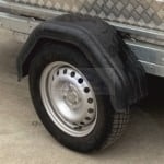 ALFA 13016MP.75 QB egytengelyes fék nélküli mellsőkerekes uniplatós síkplatós quadszállító utánfutó billenős