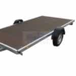 ALFA-B 22516MP.75 egytengelyes fékezett mellsőkerekes uniplatós síkplatós utánfutó