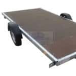 ALFA-B 22516MP.75 egytengelyes fékezett mellsőkerekes uniplatós síkplatós utánfutó