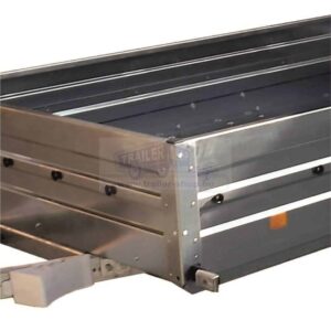 ALFA-B 23015MN.75L egytengelyes fékezett mellsőkerekes fix oldalfalas utánfutó