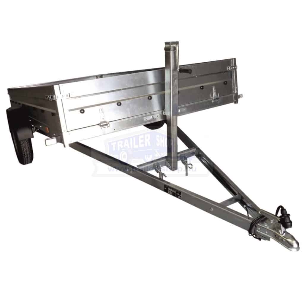 ALFA 12513MN.75 FAB egytengelyes fékezetlen utánfutó 244x125cm - 750kg össztömeg