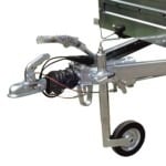 ALFA-T 43015MN.270-ig kéttengelyes, fékezett, mellsőkerekes, nyitott, oldalfalas utánfutó