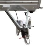 ALFA-T 43015MN.270-ig kéttengelyes, fékezett, mellsőkerekes, nyitott, oldalfalas utánfutó