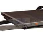 ALFA-T 43016MP.350-ig kéttengelyes, fékezett, mellsőkerekes, síkplatós, uniplatós utánfutó