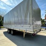 Ponyva 150 cm magas, szürke rögzítőzsinorral ALFA 15020AP, 25020AP, 45020AP utánfutóhoz TP15020150