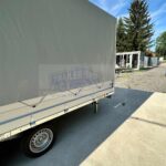 Ponyva 150 cm magas, szürke rögzítőzsinorral ALFA 15020AP, 25020AP, 45020AP utánfutóhoz TP15020150