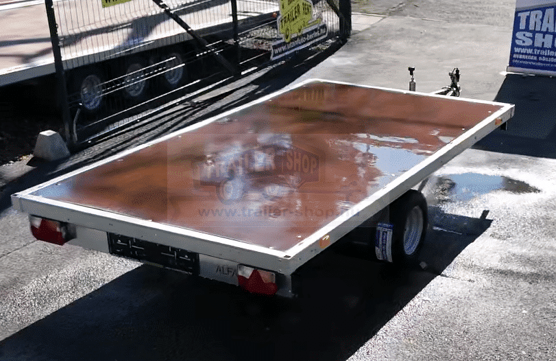 ALFA 13018AP.75 egytengelyes fékezetlen utánfutó 304x180cm – 750kg össztömeg
