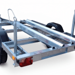 ALFA 12015MT.75.1 egytengelyes 1,98x1,5m méretű, 750kg, fék nélküli, mellsőkerekes motorszállító utánfutó